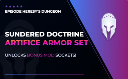 Sundered Doctrine - Artifice Armor Set in Destiny 2