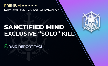 Sanctified Mind - Solo Kill in Destiny 2