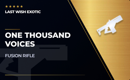 One Thousand Voices - Exotic Fusion Rifle in Destiny 2