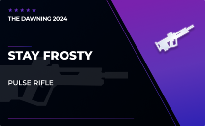 Stay Frosty - Stasis Pulse Rifle in Destiny 2