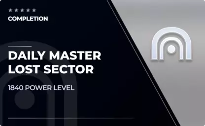 Master (1840) Lost Sector in Destiny 2