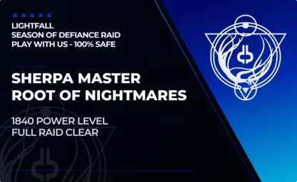 Master Root of Nightmares Raid Carry in Destiny 2