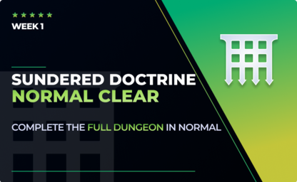 Sundered Doctrine - Normal Full Clear in Destiny 2