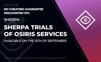Trials Sherpa Flawless Run - Discounted 10% in Destiny 2
