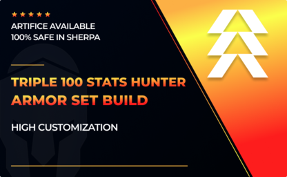 Triple 100 Stats Hunter Armor Set Build in Destiny 2