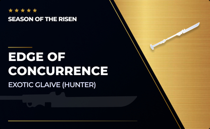 Edge Of Concurrence - Exotic Hunter Glaive in Destiny 2