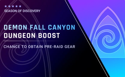 Demon Fall Canyon boost in WoW Season of Discovery