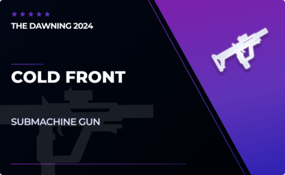 Cold Front - Kinetic Submachine Gun in Destiny 2