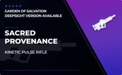 Sacred Provenance - Pulse Rifle in Destiny 2