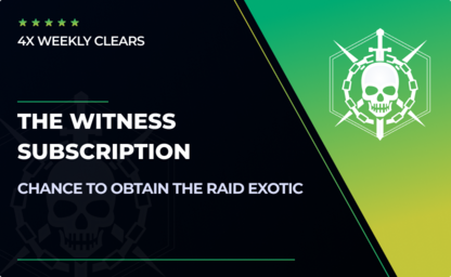x4 The Witness Subscription (7% off) in Destiny 2
