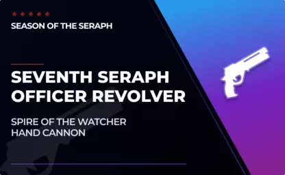 Seventh Seraph Officer Revolver - Hand Cannon in Destiny 2