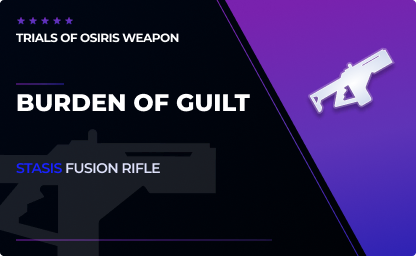 Burden of Guilt - Fusion Rifle in Destiny 2