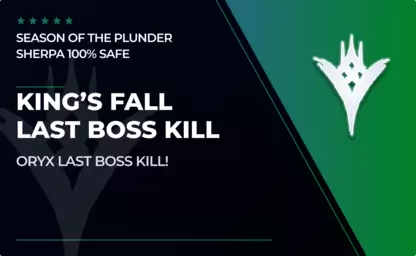 Oryx Kill - King's Fall Last Boss in Destiny 2