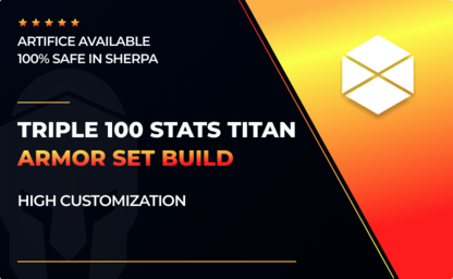 Triple 100 Stats Titan Armor Set Build in Destiny 2