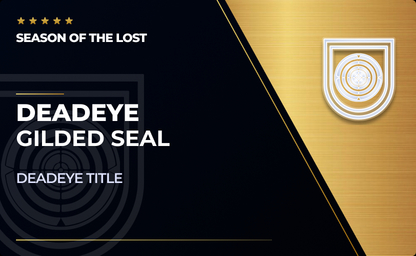 Gilded Deadeye Seal - Season of the Lost in Destiny 2