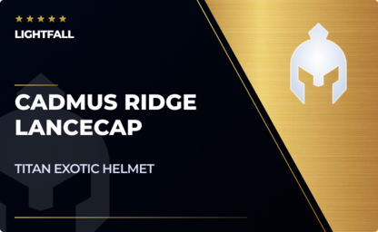 Cadmus Ridge Lancecap - Titan Exotic Helmet in Destiny 2