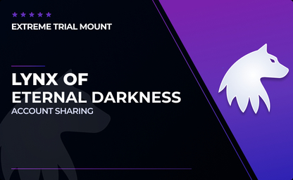 Lynx of Eternal Darkness Mount in Final Fantasy XIV