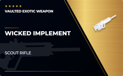 Wicked Implement - Scout Rifle in Destiny 2