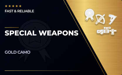 Special Weapon Gold Camo in CoD: Cold War