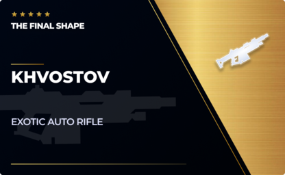 Khvostov - Exotic Auto Rifle in Destiny 2