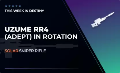 Uzume RR4 (Adept) - Sniper Rifle in Destiny 2