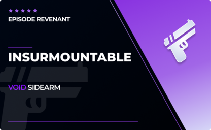 Insurmountable - Void Sidearm in Destiny 2