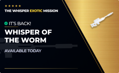 Whisper of the Worm - Exotic Sniper Rifle in Destiny 2