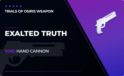 EXALTED TRUTH - HAND CANNON in Destiny 2