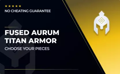 Fused Aurum Titan Full Armor Set in Destiny 2