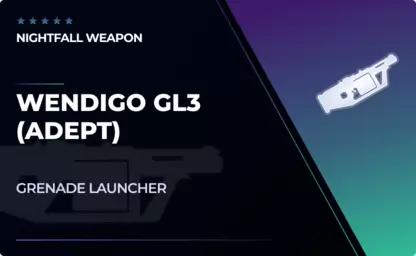 Wendigo GL3 (Adept) - Grenade Launcher in Destiny 2