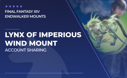Lynx of Imperious Wind Mount in Final Fantasy XIV