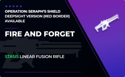 Fire and Forget - Stasis Linear Fusion Rifle in Destiny 2