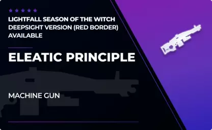Eleatic Principle - Machine Gun in Destiny 2