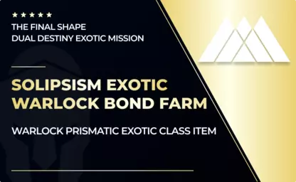 Solipsism Exotic Warlock Bond Farm in Destiny 2