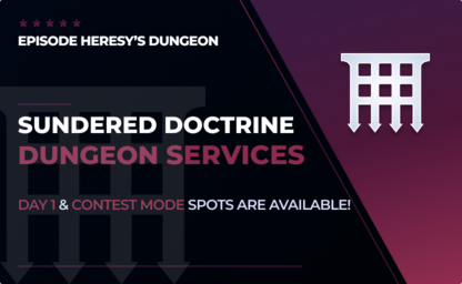 Sundered Doctrine Dungeon Services in Destiny 2