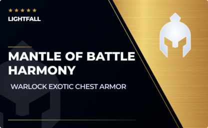 Mantle of Battle Harmony - Warlock Exotic Chest Armor in Destiny 2