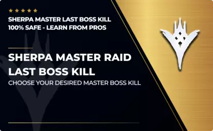 Sherpa Master Raid Last Boss Kill in Destiny 2
