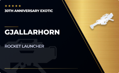 Gjallarhorn - Exotic Rocket Launcher in Destiny 2