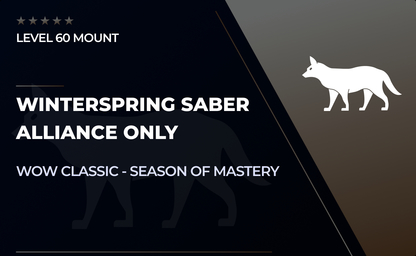 Winterspring Saber in WoW Season of Mastery