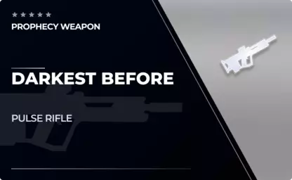 Darkest Before - Pulse Rifle in Destiny 2