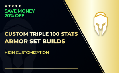 Custom Triple 100 Stats Armor Set - 20% Off in Destiny 2