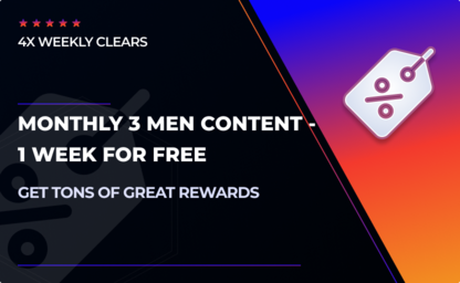Monthly 3 Men Content - 1 Week for Free in Destiny 2