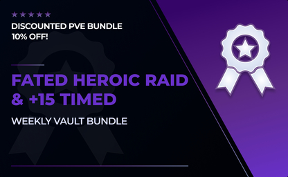 10% OFF HEROIC FATED RAID & M+15 TIMED BUNDLE in WoW Shadowlands