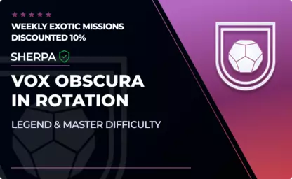 Sherpa Vox Obscura Exotic Mission 10% off in Destiny 2