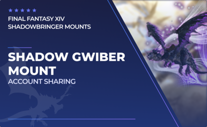 Shadow Gwiber Mount in Final Fantasy XIV