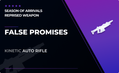 False Promises - Kinetic Auto Rifle in Destiny 2