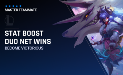 Stat Boost - Duo Net Wins in League of Legends