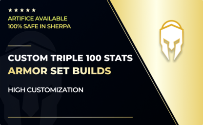 Custom Triple 100 Stats Armor Set Builds in Destiny 2