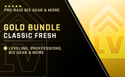 WOW CLASSIC FRESH GOLD BUNDLE (20% OFF) in WoW Classic 20th Anniversary <br> (Fresh Servers)