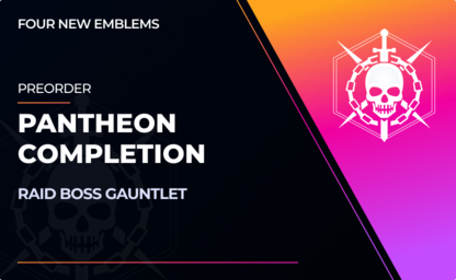 Preorder Pantheon Completion in Destiny 2